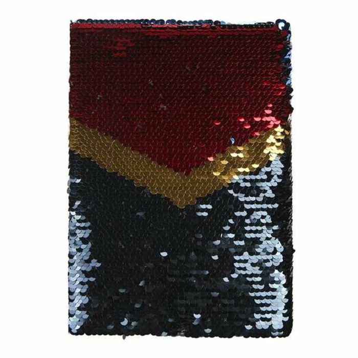 Cuaderno premium lentejuelas captain marvel 12