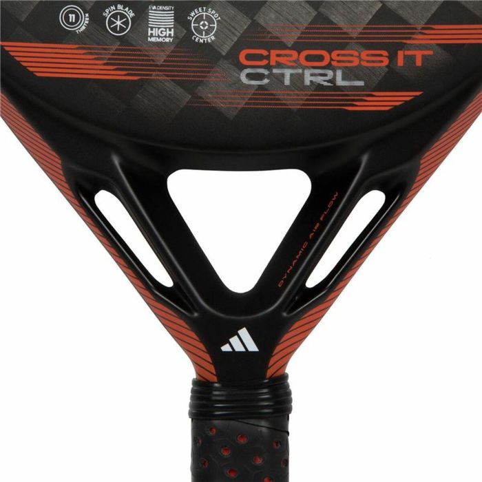 Pala de Pádel Adidas Cross It Control 2024/ Negra y Naranja 1