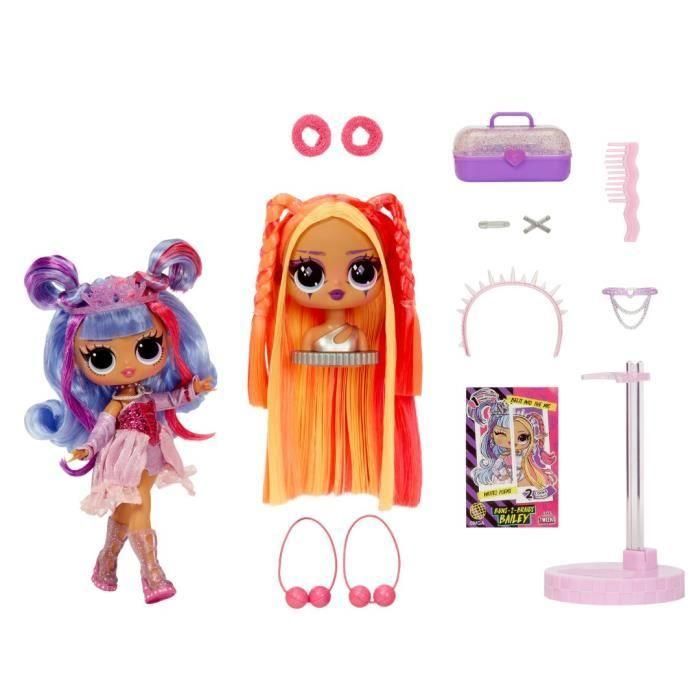 LOL Surprise Tweens Surprise Swap Fashion Doll- Buns-2- Braids Bailey - 1 muñeca Tweens de 17 cm, 1 mini cabezal de peinado y accesorios 1 LOL Surprise Tweens Surprise Swap Fashion Doll- Buns-2- Braids Bailey - 1 muñeca Tweens de 17 cm, 1 mini cabezal de peinado y accesorios 1