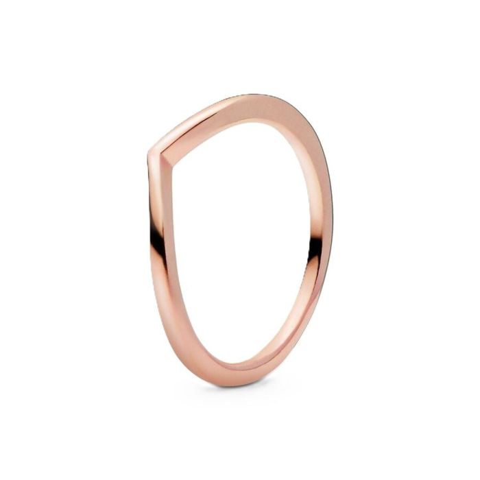 Anillo Mujer Pandora WISHBONE 14K ROSE GOLD-PLATED - RING - SIZE 50 0 Anillo Mujer Pandora WISHBONE 14K ROSE GOLD-PLATED - RING - SIZE 50 0