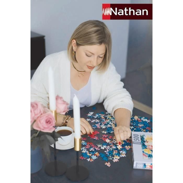 Nathan-Puzzle de 500 piezas-Póster de Córcega/Louis l'Affiche-Des 10 ans-Puzzle de alta calidad-Colección Nostalgia-87826 4