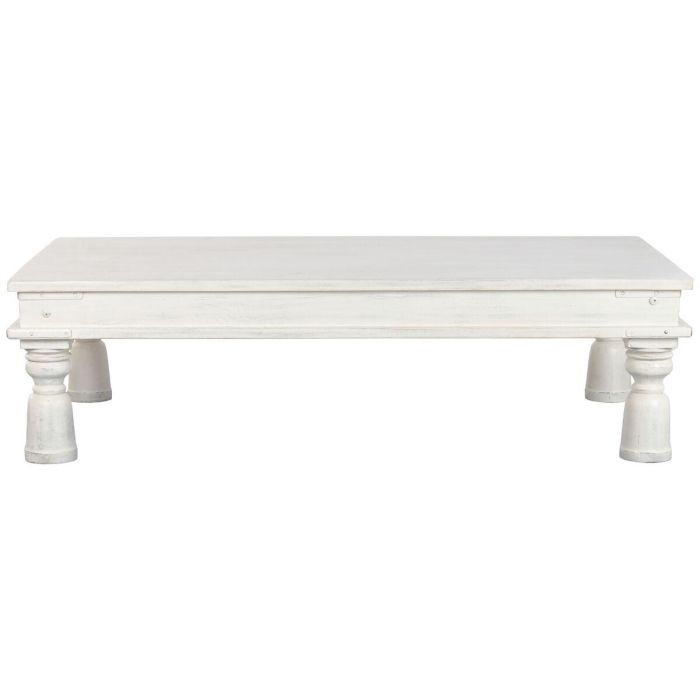 Mesa de Centro Home ESPRIT Blanco 70 x 107 x 45 cm 1 Mesa de Centro Home ESPRIT Blanco 70 x 107 x 45 cm 1