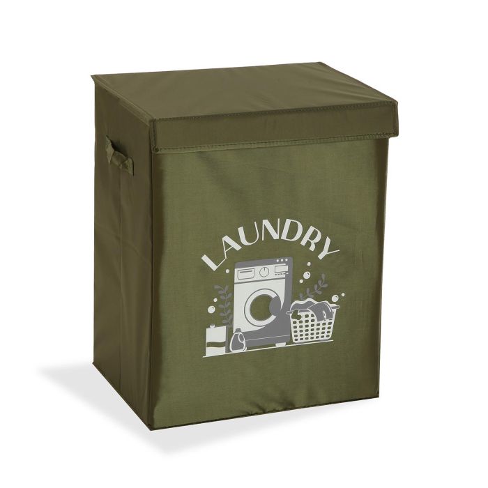 Cesto Ropa Plegable Oliva Versa 30x51 cm (2 Unidades) Cesto Ropa Plegable Oliva Versa 30x51 cm (2 Unidades)