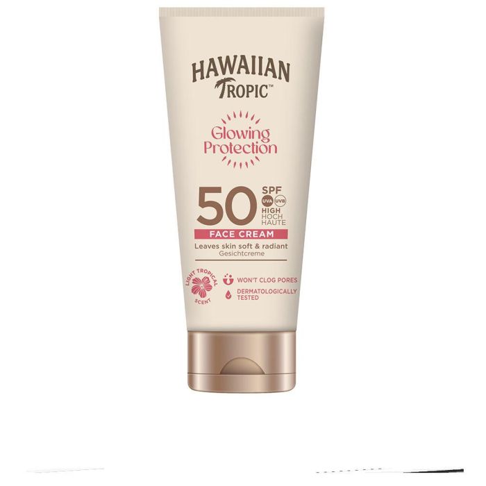 Hawaiian Tropic Glowing Protection Face Cream Spf50 50 mL Hawaiian Tropic Glowing Protection Face Cream Spf50 50 mL