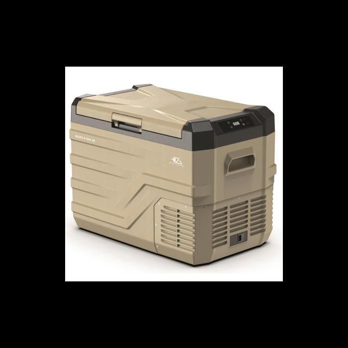 Nevera de compresión BLIZZ-E One, 27 litros, color beige y negro, de -20 °C a +20 °C Nevera de compresión BLIZZ-E One, 27 litros, color beige y negro, de -20 °C a +20 °C