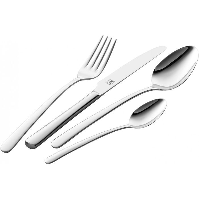 Zwilling 07141-124 Set de Cubiertos Nova Acero Inoxidable 24 Piezas para 6 Personas Apto Lavavajillas