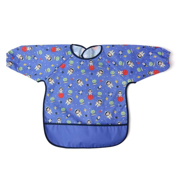 Babero Impermeable Con Mangas Azul 2 Babero Impermeable Con Mangas Azul 2
