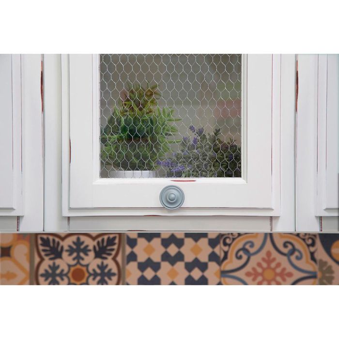 Rei Pomo Redondo para Mueble Mod. 3110 Ø35mm Zamak Acabado Gris Ceniza Pack 4 Unidades 2