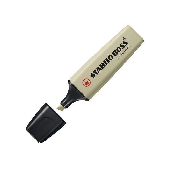 Stabilo Marcador fluorescente Boss Original Naturecolors Verde Barro (10 Unidades) Tinta base acuosa, 2 anchos de trazo (10 Unidades)