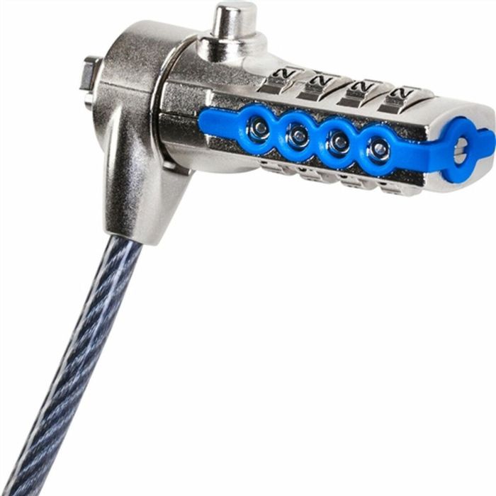 Targus DEFCON CL Cable Antirrobo de Acero 2.1m para Portátil con Ranura de Seguridad - Cerradura de Combinación de 10.000 Códigos sin Llave 1
