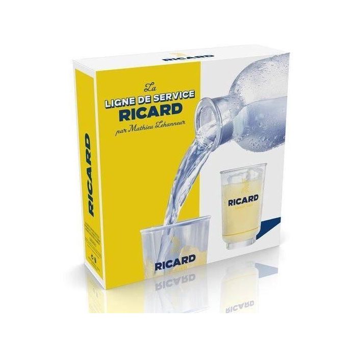 Ricard AUC3163937103965 Set de Regalo Lehanneur Pastis de Marseille 70cl, 45% Vol., 2 Vasos y 1 Jarra Ricard AUC3163937103965 Set de Regalo Lehanneur Pastis de Marseille 70cl, 45% Vol., 2 Vasos y 1 Jarra