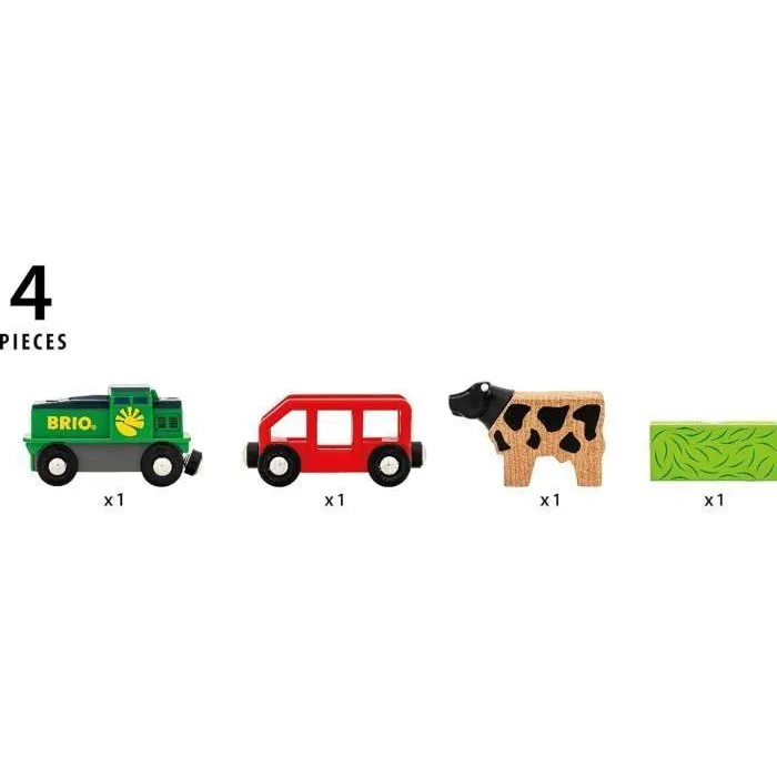 Brio World RAV7312350360189 Tren Agrícola a Batería - Circuito de Madera 5 Brio World RAV7312350360189 Tren Agrícola a Batería - Circuito de Madera 5