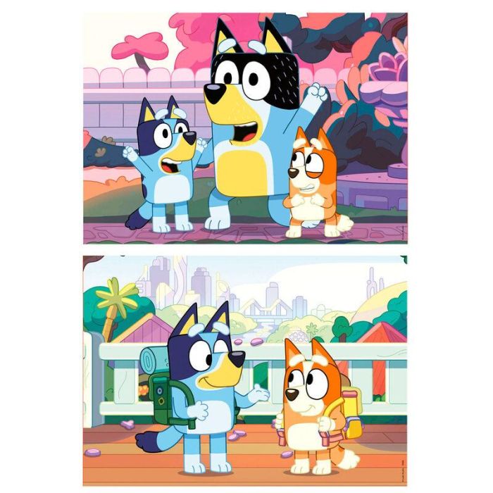 Educa Puzzle infantil Bluey 2x20 piezas en maletín para niños de 3 a 5 años 1 Educa Puzzle infantil Bluey 2x20 piezas en maletín para niños de 3 a 5 años 1