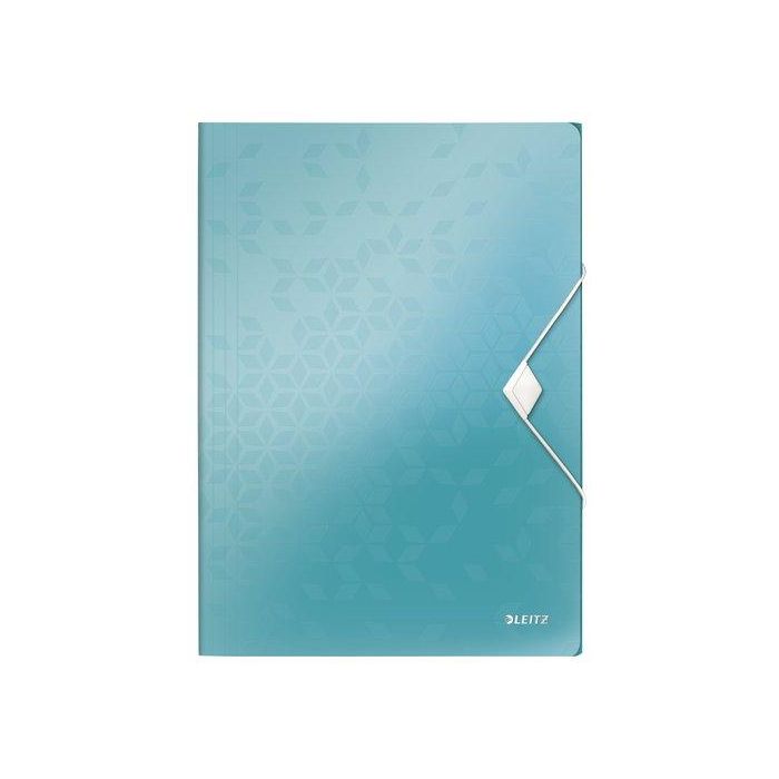 Carpeta De Gomas Y Solapas Leitz Wow Pp A4 Turquesa 10 unidades