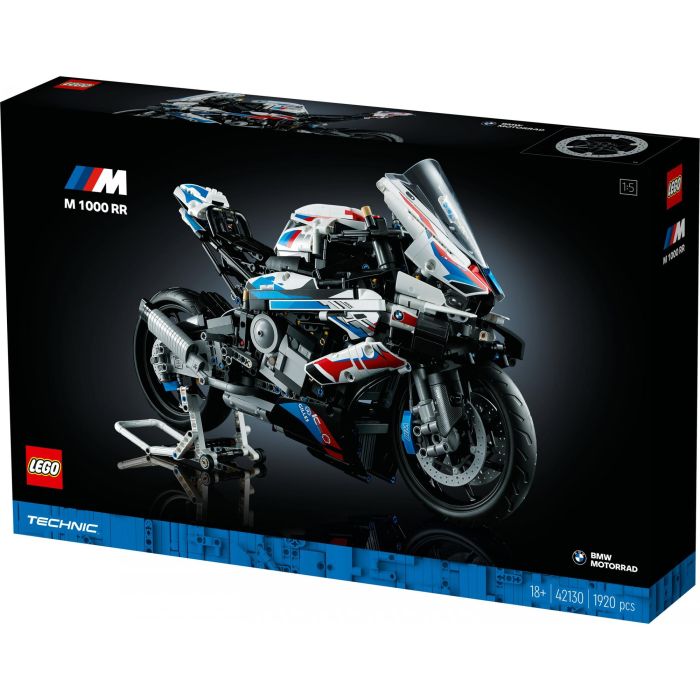LEGO 42130 Technic BMW M 1000 RR Motocicleta, Réplica Detallada Modelo a Escala 1:5 para Adultos y Amantes de la Construcción y Exhibición 9