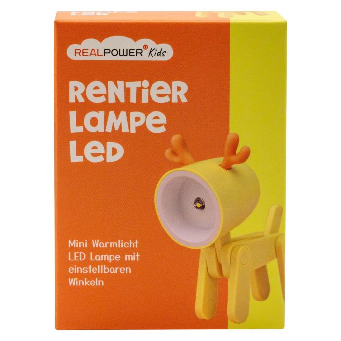 Realpower Linterna LED de Bolsillo con Forma de Ciervo, Color Naranja y Amarillo, con Pilas LR41 (Ref. 486315) Realpower Linterna LED de Bolsillo con Forma de Ciervo, Color Naranja y Amarillo, con Pilas LR41 (Ref. 486315)