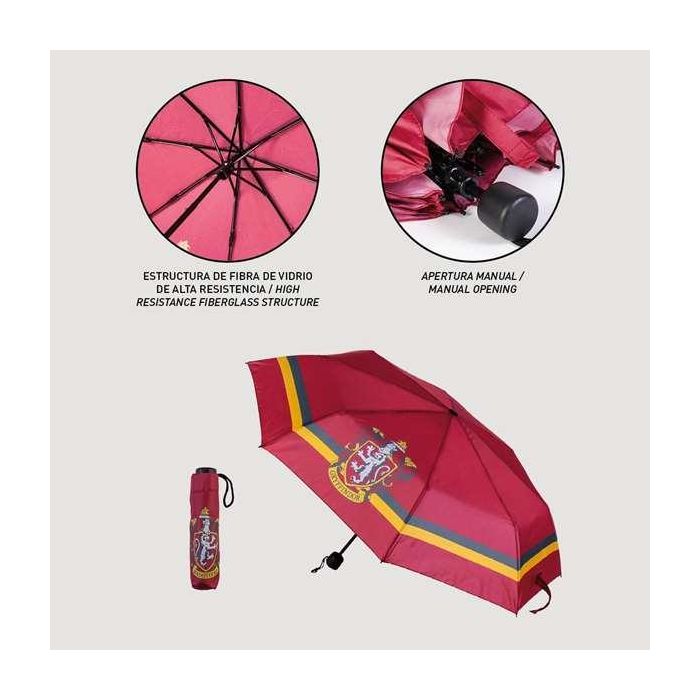 Paraguas manual plegable harry potter gryffindor t53c:53 cm 5