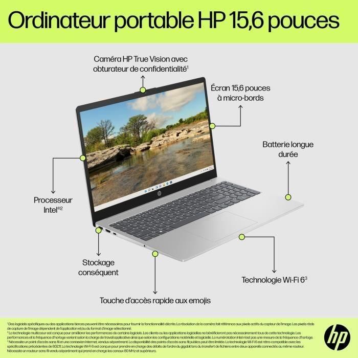 Portátil HP 15-fd0127nf - Windows 11 - Pantalla FHD IPS de 15,6" - Core i5-1334U - 16 GB de RAM - Almacenamiento SSD de 1 TB - AZERTY 5 Portátil HP 15-fd0127nf - Windows 11 - Pantalla FHD IPS de 15,6" - Core i5-1334U - 16 GB de RAM - Almacenamiento SSD de 1 TB - AZERTY 5