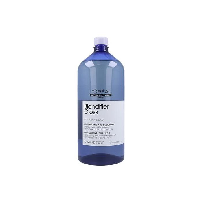 L'Oreal Champú Blondifier 1500ml - Iluminador y Restaurador para Cabello Rubio