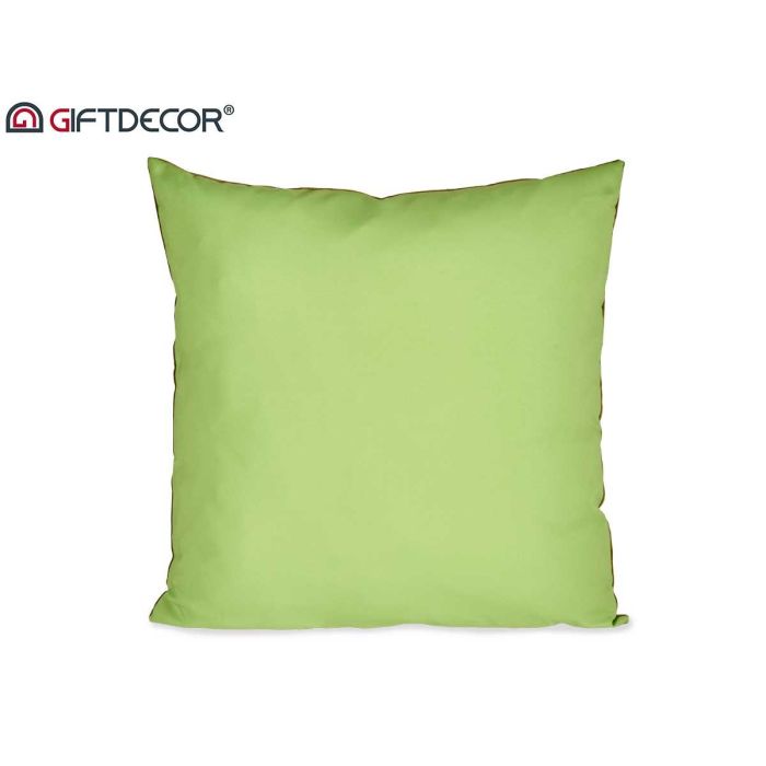 Cojín de terciopelo verde 45x45 cm - Giftdecor (8 Unidades) 2 Cojín de terciopelo verde 45x45 cm - Giftdecor (8 Unidades) 2