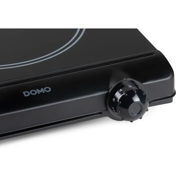 Domo Placa Vitrocerámica DO30111KP 1 Fuego 25.3 x 28.7 x 7 cm 1