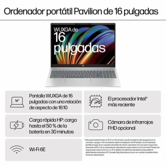 Laptop HP Pavilion 16-af0008ns 16" 16 GB RAM 512 GB SSD 5 Laptop HP Pavilion 16-af0008ns 16" 16 GB RAM 512 GB SSD 5