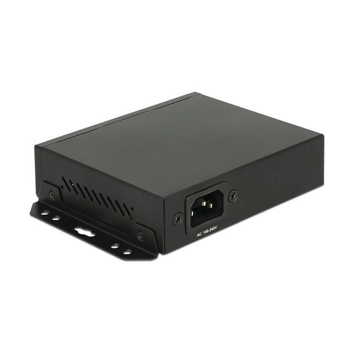 Delock 87704 Switch Gigabit Ethernet 4 Puertos RJ-45 + 1 Puerto SFP, 10/100/1000 Mbps, Montaje en Pared, Negro 2