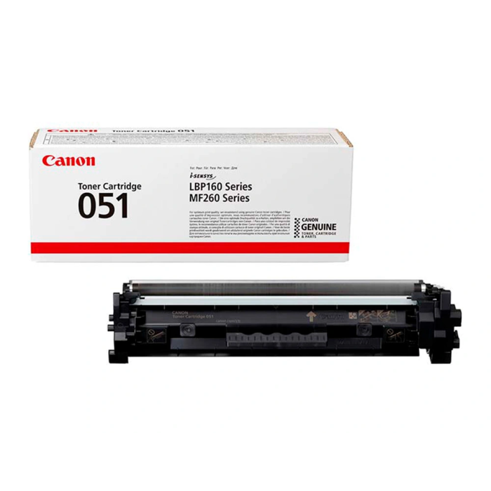 Canon Tóner 051 Negro Original 1700 páginas para i-SENSYS LBP162dw