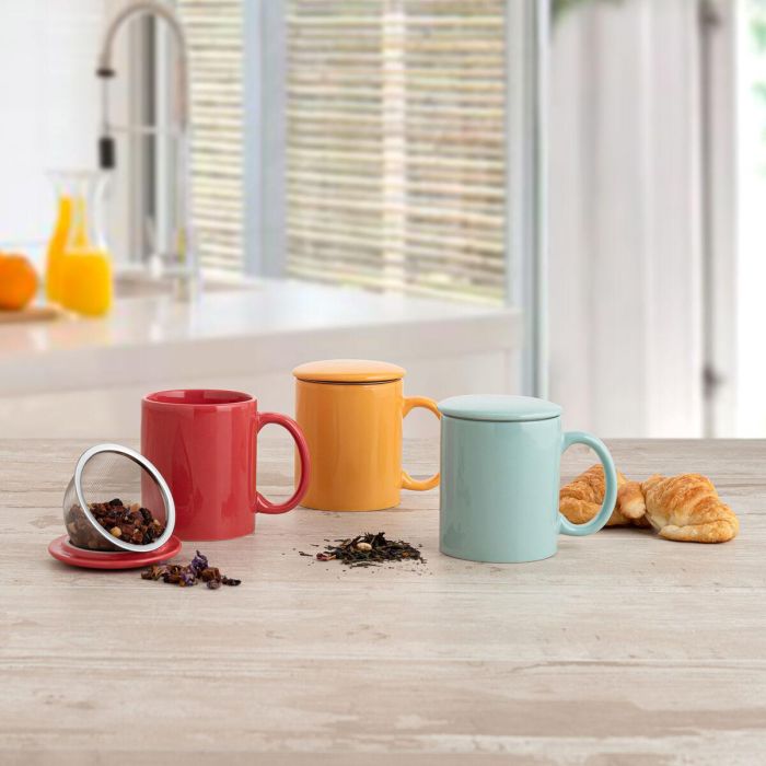 Taza Quid Happy Simply Filtro para Infusiones (330 ml) (12 Unidades) 1