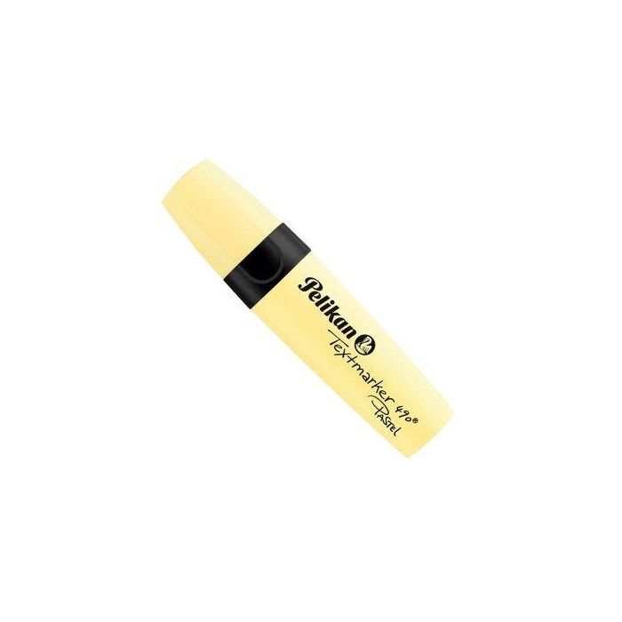 Marcador Fluor Pelikan Textmarker 490 Pastel Amarillo (Set de 10)