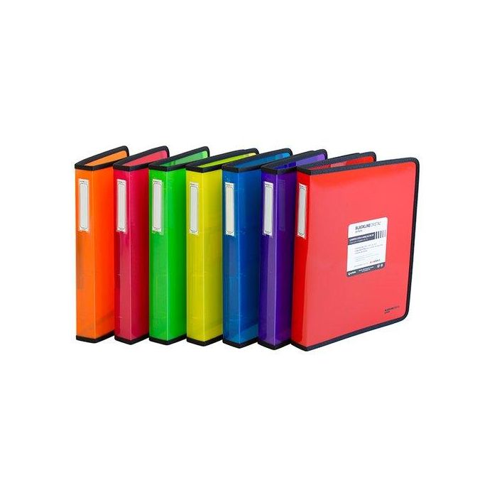 Carpeta De Anillas Grafoplas Pp Blackline A4+ 4 An.Mixtas 25Mm Fucsia (Set de 2)