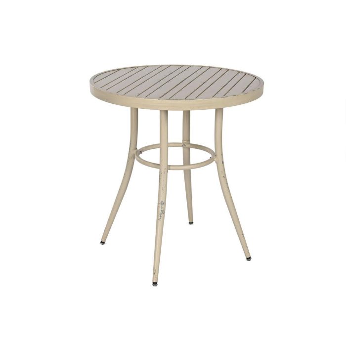 Mesa Comedor Terraza Y Jardin DKD Home Decor Blanco Rozado 70 x 75 x 70 cm