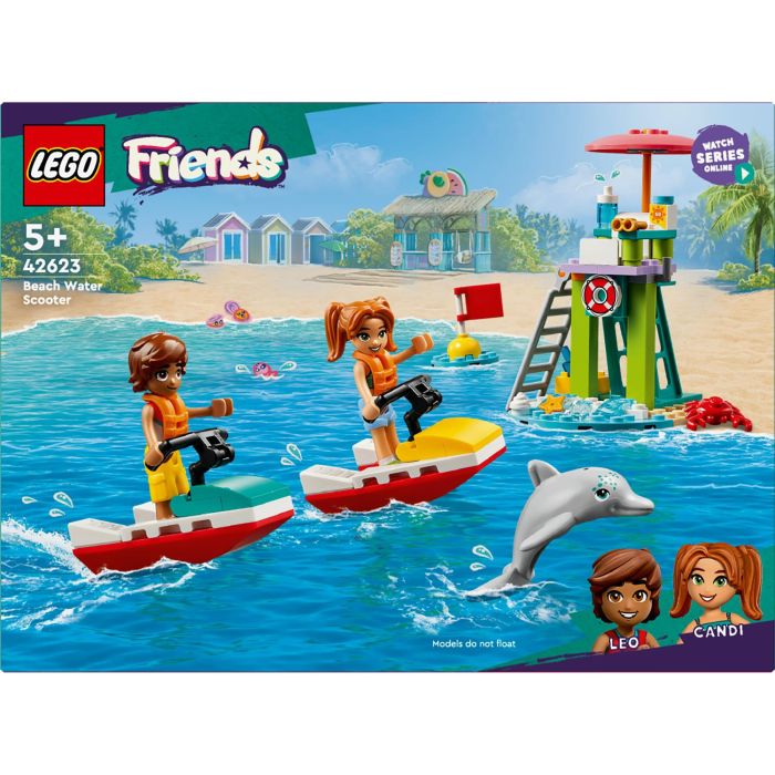 LEGO 42623 Moto Acuática de la Playa Friends con 2 Minipersonajes, Delfín y Accesorios, Juguete +5 años 12 LEGO 42623 Moto Acuática de la Playa Friends con 2 Minipersonajes, Delfín y Accesorios, Juguete +5 años 12
