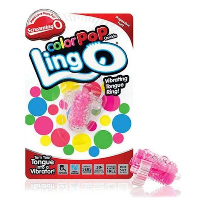 Anillo Vibrador para el Pene The Screaming O Color Pop Lingo Rosa 1 Anillo Vibrador para el Pene The Screaming O Color Pop Lingo Rosa 1