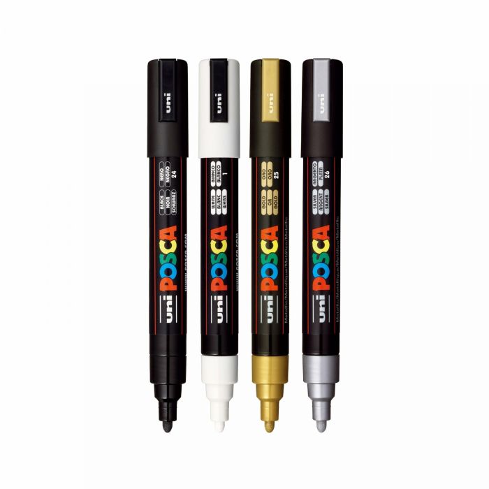 POSCA Marker UNI PC-5M 4er Set 1 POSCA Marker UNI PC-5M 4er Set 1