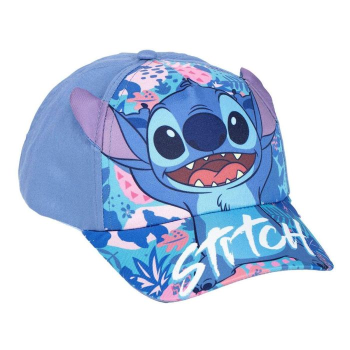 Gorra Infantil con Orejas Stitch Azul