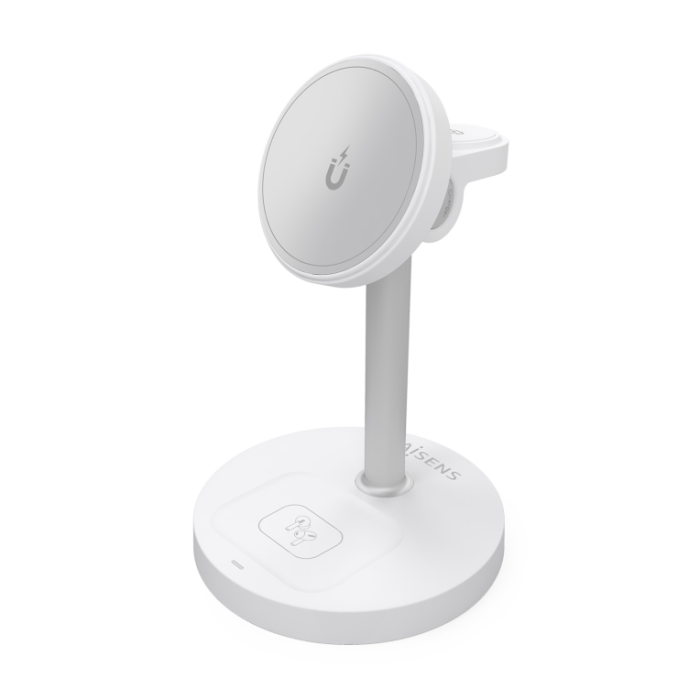Aisens ASCH-15W3WC065-W Cargador Inalámbrico 3 en 1 15W para Móvil, Apple Watch, Auriculares, Blanco Aisens ASCH-15W3WC065-W Cargador Inalámbrico 3 en 1 15W para Móvil, Apple Watch, Auriculares, Blanco