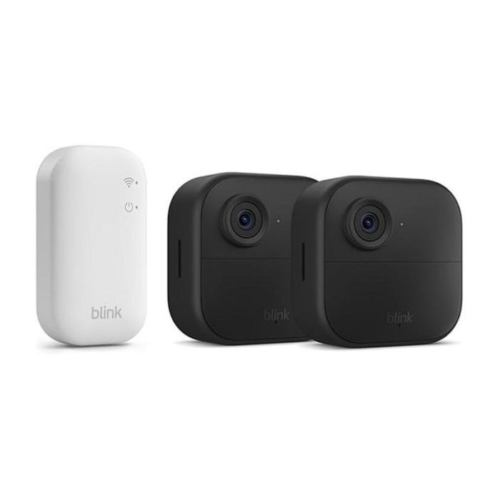 Blink B0DHLV74DS Outdoor 4 Cámara de Seguridad Exterior 1080p WiFi, Kit de 2 Cámaras con Visión Nocturna y Detección de Movimiento, Negro 0 Blink B0DHLV74DS Outdoor 4 Cámara de Seguridad Exterior 1080p WiFi, Kit de 2 Cámaras con Visión Nocturna y Detección de Movimiento, Negro 0