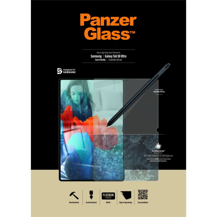 PanzerGlass Samsung Galaxy Tab S8 Ultra-Screen Protector Glass 4