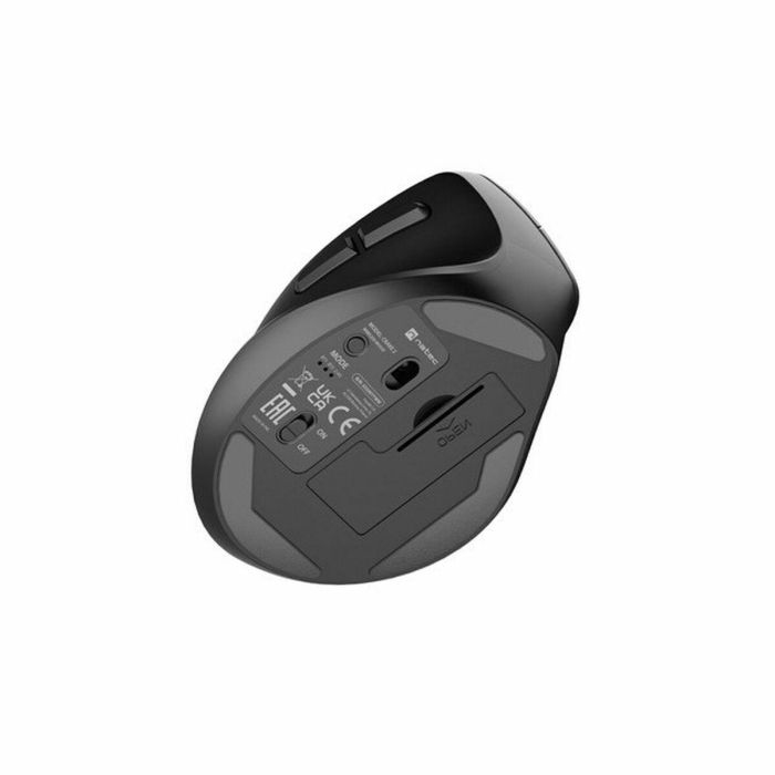 NATEC CRAKE 2 Ratón Óptico Bluetooth Vertical para Zurdos 2400 DPI 6 Botones Negro con Baterías 3 NATEC CRAKE 2 Ratón Óptico Bluetooth Vertical para Zurdos 2400 DPI 6 Botones Negro con Baterías 3