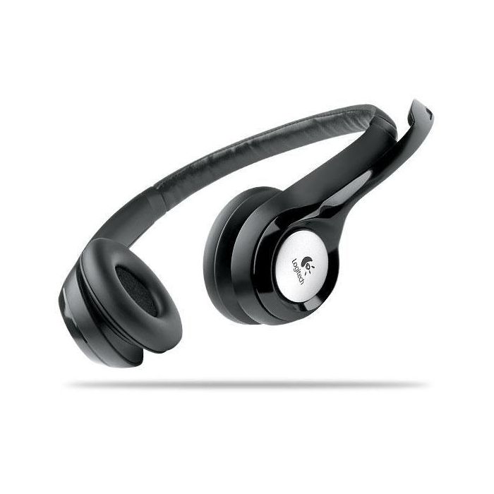 Logitech ClearChat Comfort Auriculares USB con Micrófono Rotatorio y Cancelación de Ruido, Control de Volumen y Mute 0 Logitech ClearChat Comfort Auriculares USB con Micrófono Rotatorio y Cancelación de Ruido, Control de Volumen y Mute 0