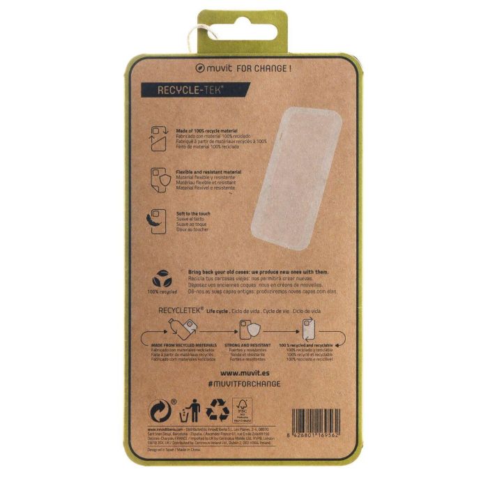Muvit Funda Recycletek para Samsung Galaxy S24 - Protección Resistente y Ecológica 100% Reciclada y Reciclable 1 Muvit Funda Recycletek para Samsung Galaxy S24 - Protección Resistente y Ecológica 100% Reciclada y Reciclable 1