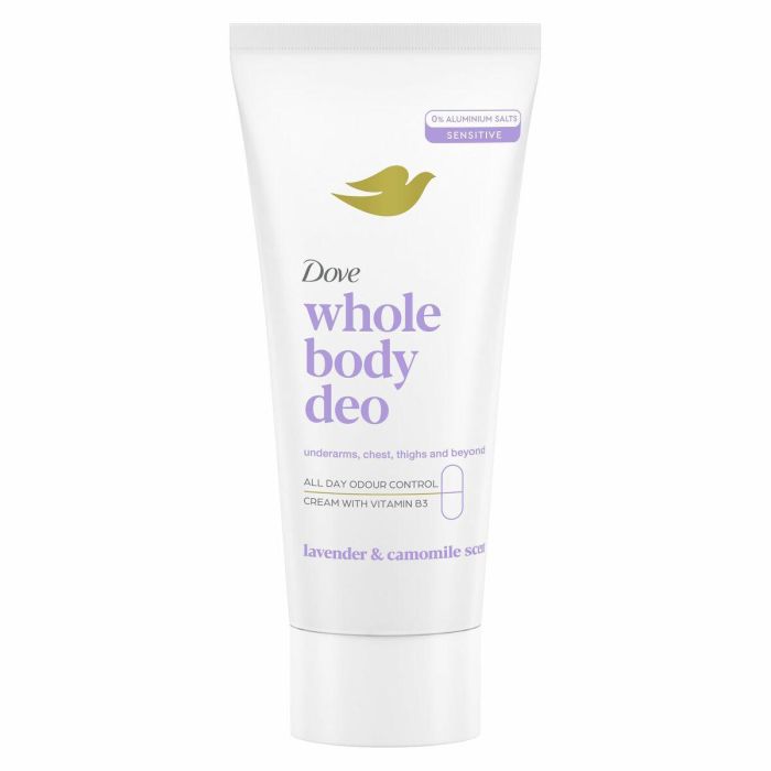 Dove Desodorante en Crema Corporal Unisex con Lavanda y Camomila, Antitranspirante sin Aluminio para Axilas, Cuerpo, Zonas Íntimas, Muslos y Pies, 75 ml 5 Dove Desodorante en Crema Corporal Unisex con Lavanda y Camomila, Antitranspirante sin Aluminio para Axilas, Cuerpo, Zonas Íntimas, Muslos y Pies, 75 ml 5