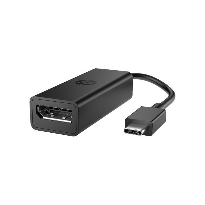 HP Adaptador USB-C a DisplayPort G2 8Y8Y1AA, Negro, Soporta 8K 7680 x 4320, USB Tipo C Macho a DisplayPort Hembra
