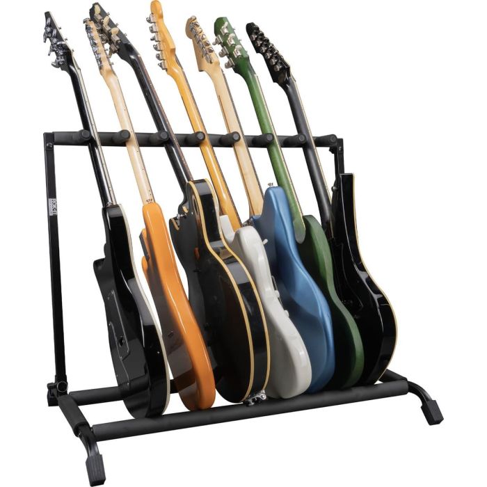 Rack Plegable Y Retráctil Para 7 Guitarras 5