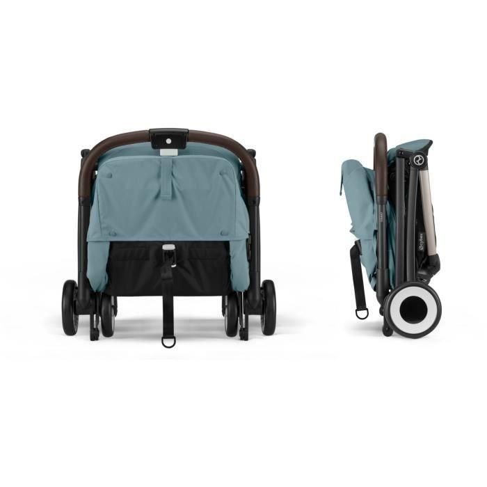 CYBEX - Cochecito ultracompacto y cómodo - ORFEO - 4 ruedas - Azul Tormenta 3 CYBEX - Cochecito ultracompacto y cómodo - ORFEO - 4 ruedas - Azul Tormenta 3