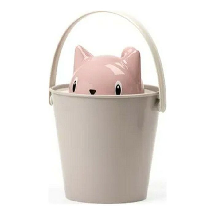 Cubo contenedor United Pets Comida para gato Rosa/Gris (20 x 28 cm) Cubo contenedor United Pets Comida para gato Rosa/Gris (20 x 28 cm)