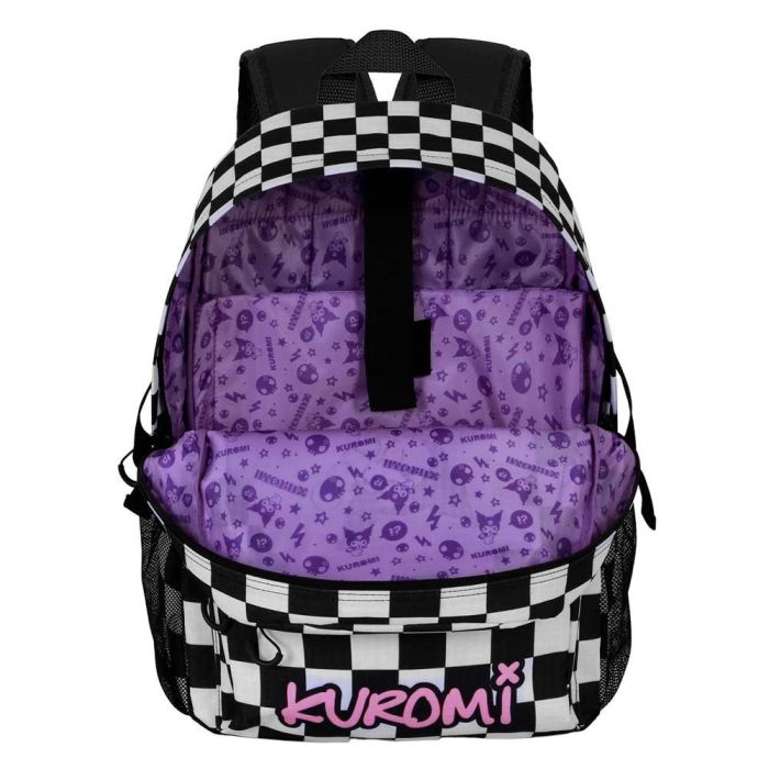Mochila Fight FAN 2.2 B and W Sanrio Kuromi Negro 3 Mochila Fight FAN 2.2 B and W Sanrio Kuromi Negro 3