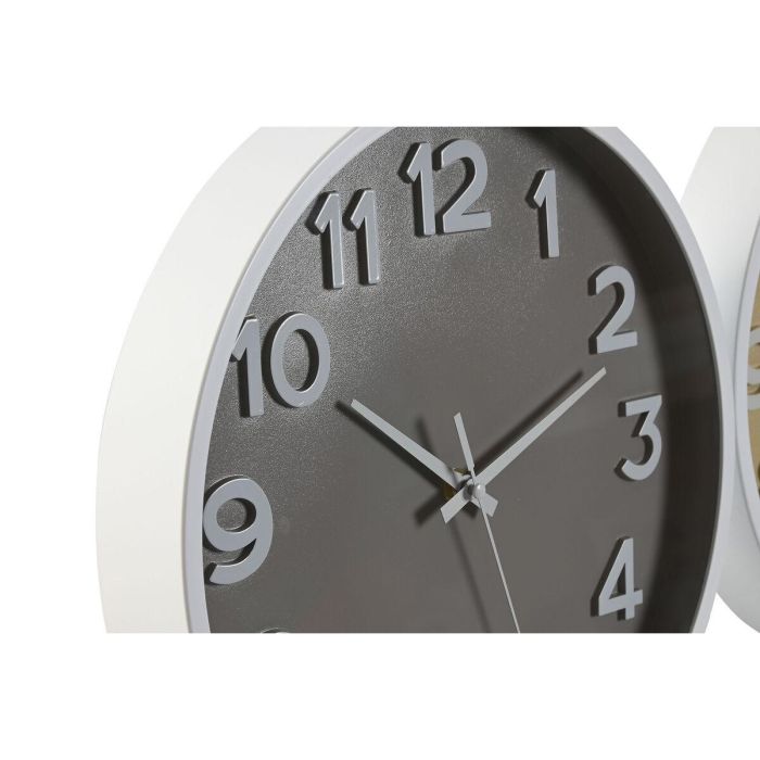 Reloj Pared Urban DKD Home Decor Azul Mostaza 4 x 30 x 30 cm (3 Unidades) 3 Reloj Pared Urban DKD Home Decor Azul Mostaza 4 x 30 x 30 cm (3 Unidades) 3