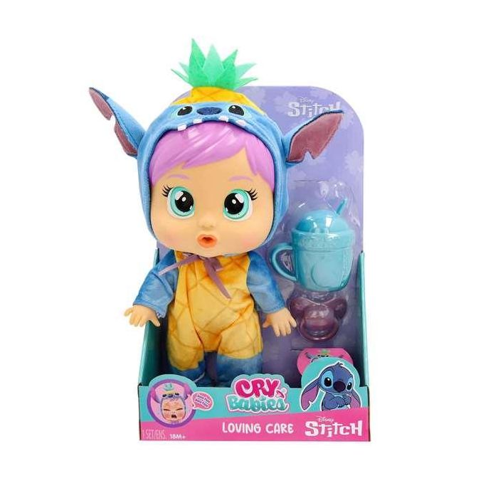 Muñeco bebe lloron stitch loving care. incluye biberon y chupete 2 Muñeco bebe lloron stitch loving care. incluye biberon y chupete 2